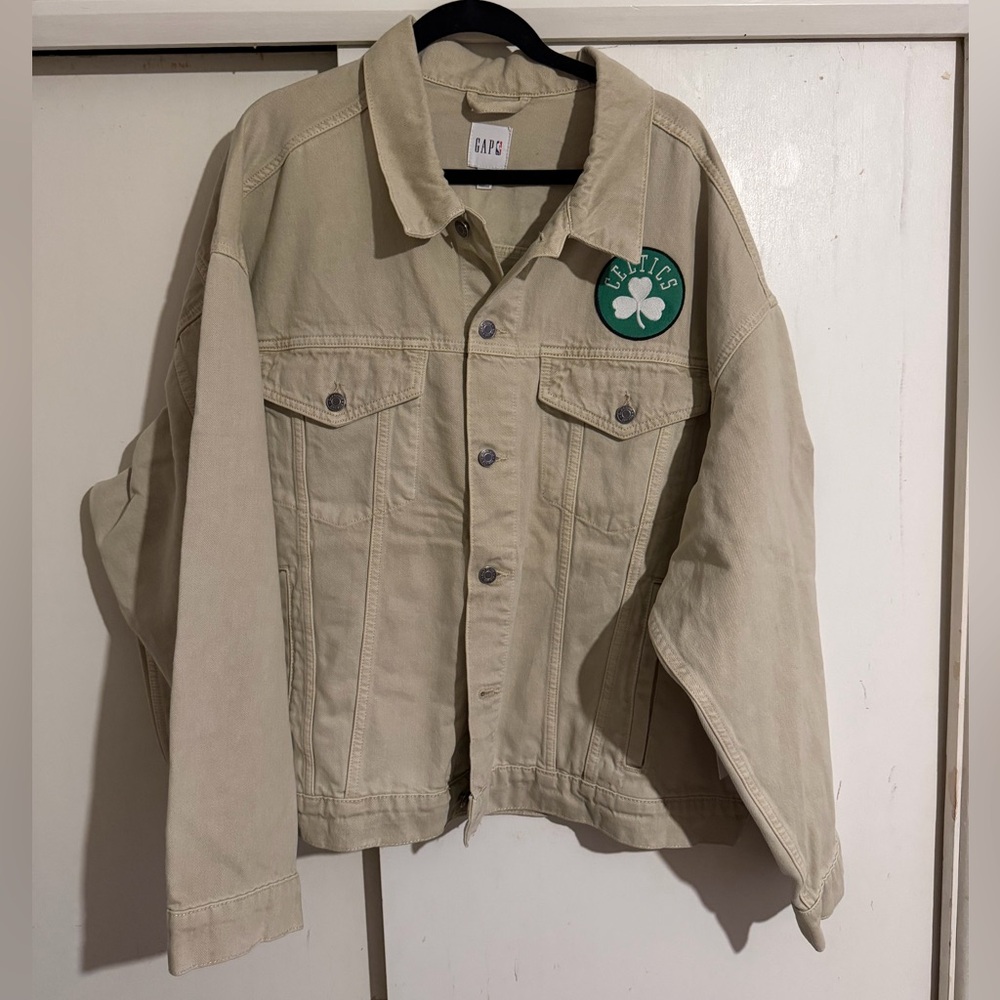 GAP x NBA Denim Celtics Jacket
